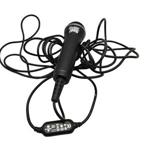 Guitar Hero USB Wired Microphone E-UR20 PS3 Xbox 360 Wii PC RedOctane Black